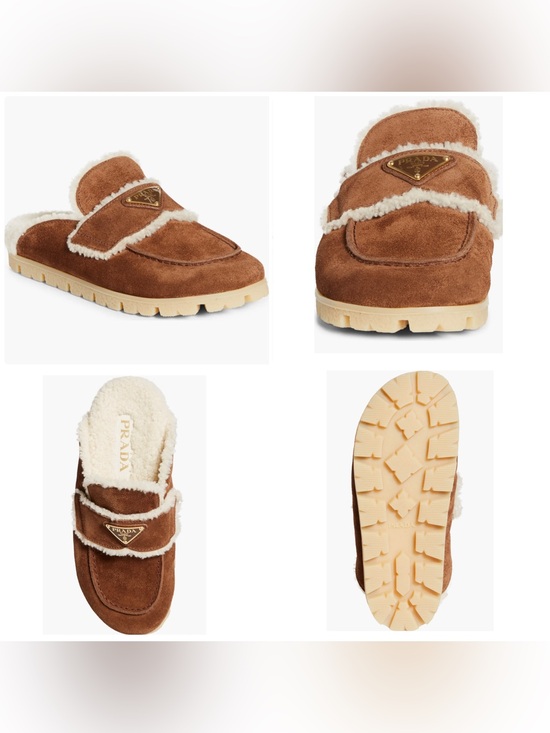 Prada Shoes - Prada Genuine Shearling Mule